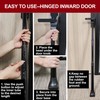 AceMining Upgraded Door Security Bar & Sliding Patio Bar, Heavy