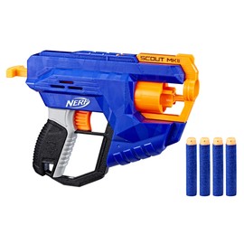 Nerf N-Strike Elite Scout MKII Toy Blaster with Integrated Rotary Drum