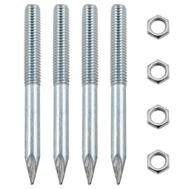 zutisay Furniture Connector Pin Sofa Pin Sofa Furniture Sectional Connector for Chairs Sofas Bedding, etc. (M8*70mm) 4PCS