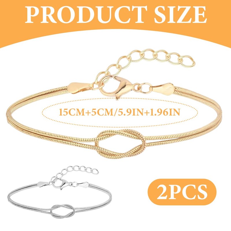 EIROVYA Partner Bracelets, Knot Bracelet, Partner Bracelets, Couple Bracelets, Couples