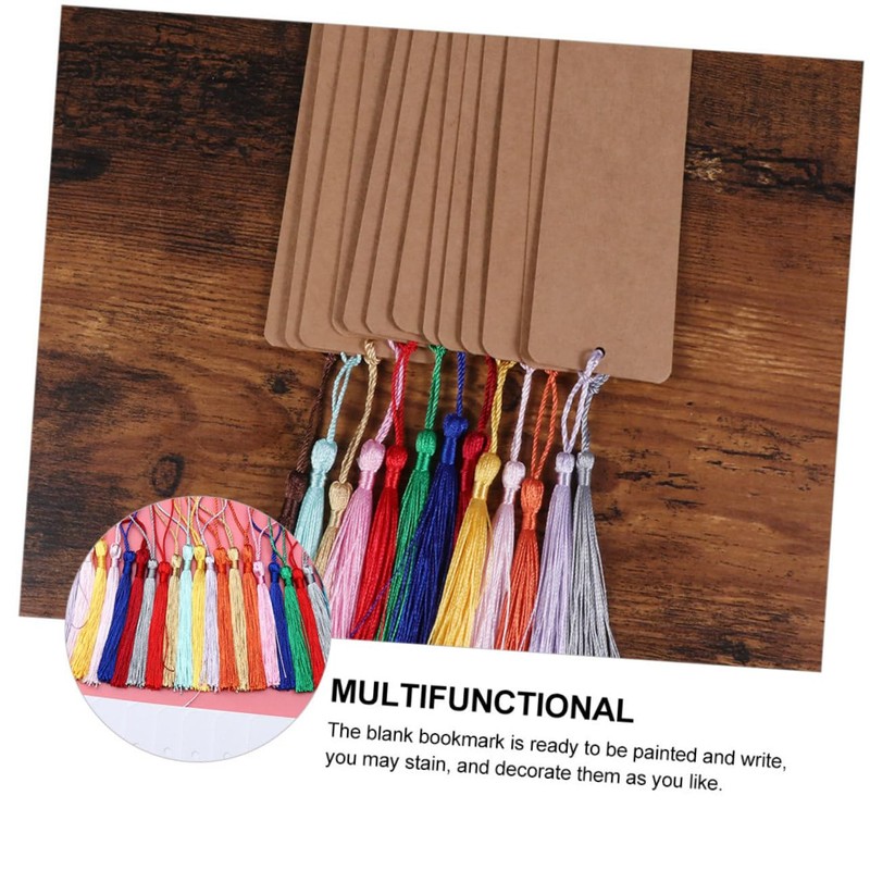 Operitacx 2 Sets Paper Blank Bookmark Book Markers Paper Bookmarks