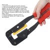 241mm Cable Pliers, 45 Steel Flat Ribbon Wires IDC Connector