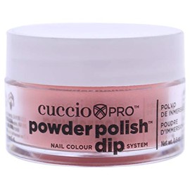 Cuccio Colour Powder Nail Polish- Lacquer For Manicure And Pedicure- Highly Pigmented Powder That Is Finely Milled- Durable Finish With A Flawless Rich Color- Easy To Apply- Pastel Peach- 0.5 Oz