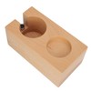 Wooden Coffee Tamper Station Stable Prevent Slip Coffee Tamper Holder