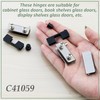 AERZETIX - C41059-2 pairs of hinged hinges for glass doors
