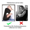 Mayeujds 【Upgrade】 Reisekissen Nackenkissen mit Augenmaske & Ohrstöpseln – Ergonomische