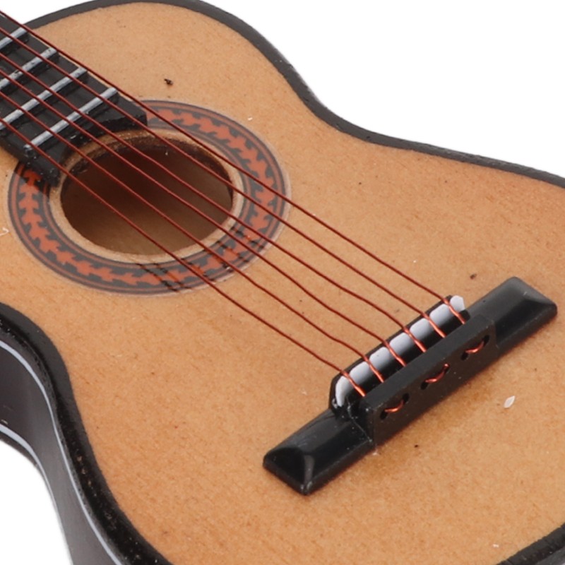 Guitar Ornament Resin Miniature Guitar Hanging Ornaments for Christmas Birthday