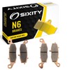 Sixity N6 Front Sintered Brake Pads compatible with Suzuki GSX600F