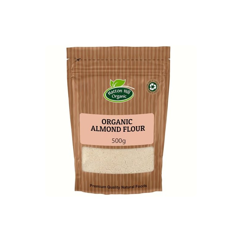 Organic Almond Flour 500g by Hatton Hill Organic | Finely