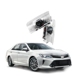 DFSJ 2Pcs Car Door Lights 3D LED Car Compatible with Highlander/Camry/Prius/Sienna/Tundra/Venza, Logo Projector Lights