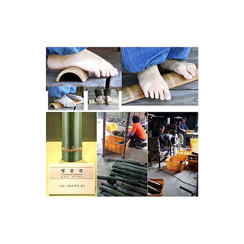Natural Bamboo Tread Foot Acupressure Massage Blood Circulation Fatigue Recovery