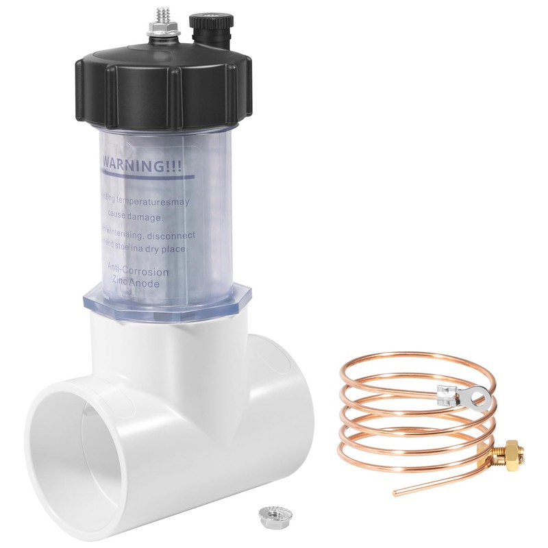 mooncar 2" Inline Zinc Anode Suitable for Saltwater Pools,Pool Zinc