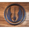 Jedi Order Chrome Vinyl Decal, 2 Pack (Silver Chrome)