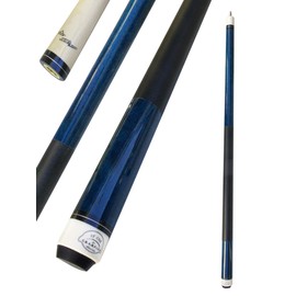 Champion ST Pool Cue Stick, Cuetec Glove,Two Black Layer Tips (Multiple Color and Weight Choices) (Sapphire Blue, 21oz)
