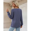 Zeagoo Womens Long Sleeve V Neck T Shirts Casual Soft