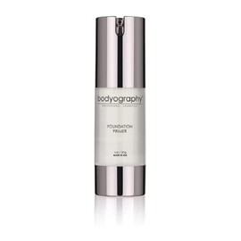 BODYOGRAPHY - Foundation Primer (Clear): Flawless Anti-Aging Salon Makeup Primer w/Vitamin E, A, Jojoba, Grapeseed Oil | Control Shine | Gluten-Free, Cruelty-Free, 1 oz.