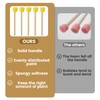 Pndeyo 10pcs Round Sponge Brushes for Painting, Foam Paintbrushes with