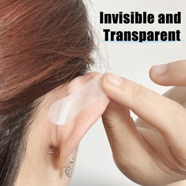 NICENEEDED 10 Stück Ohraufkleber Für Damen Silikon Elfen Ohrbänder Transparente Einseitige Ohrbänder Lobe Support Patches Make Up Aufkleber
