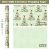 WRAPAHOLIC Reversible Christmas Wrapping Paper - Mini Roll - 17