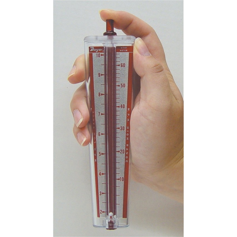 Dwyer® Portable Wind Meter, Wind Meter-MPH, MPH Scale