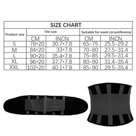 MUNSKT Back Strap, Back Support Belt, Back Brace, Back Pain Back Support Belt for the Lumbar Spine for Men and Women (M)