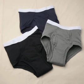 Men's 20 oz. Incontinence Briefs, 3-Pack, Assorted Colors