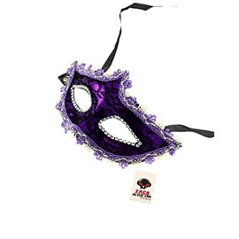 Zac's Alter Ego Lace Venetian Style Masquerade Mask Ideal - Costume Parties