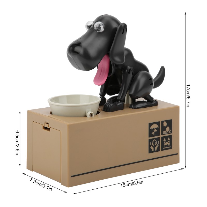 Saving Pot Electronic Money Box Robotic Dog Coin Bank Automatic