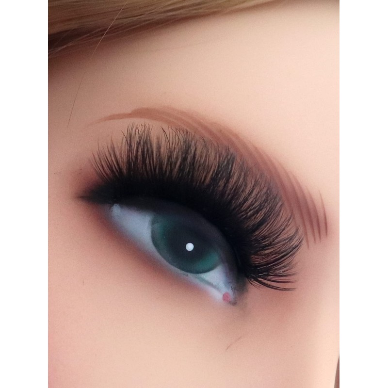 beautykaisen 8 Pair False eyelash book with tweezer Soft Reusable