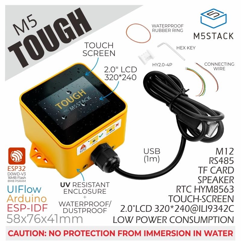 M5Stack Tough ESP32 IoT Development Kit