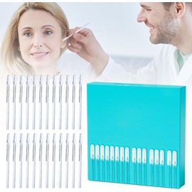 24 PCS Earwax Removal Sticky Ear Cleaning Stick,Oídos con Cabeza Adhesiva