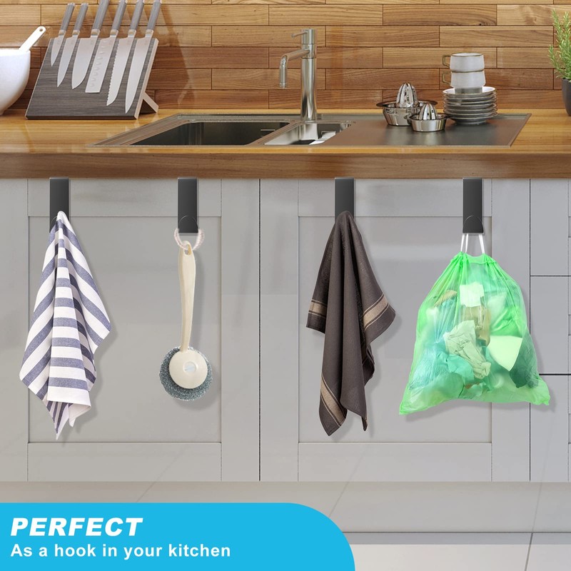 Shexkent Over Door Hanger 6 Pack Stainless Steel - Coat