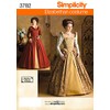 Simplicity Andrea Schewe Pattern 3782 Misses Elizabethan Costume Dresses Sizes