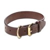 Jack & Russell Peter Original Buffalo Leather Dog Collar Sturdy