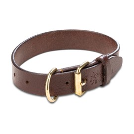 Jack & Russell Peter Original Buffalo Leather Dog Collar Sturdy & Elegant Peter (L)