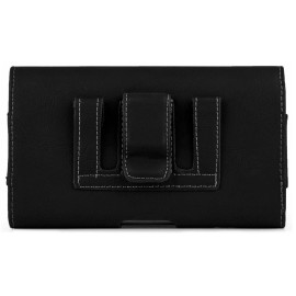 For HTC One A9 Aero Matte Horizontal Belt Clip Holster Leather Pouch Case for HTC One A9 Aero