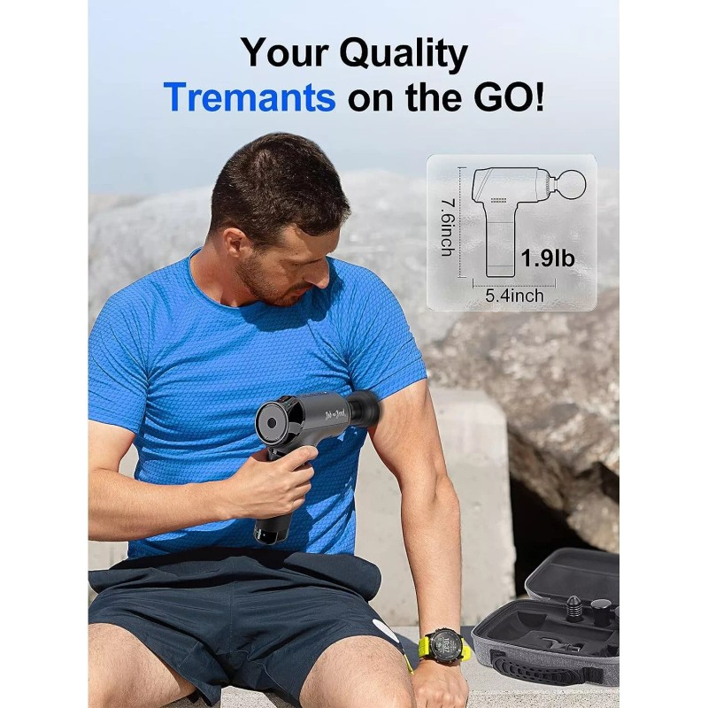 BobandBrad T2 Massage Gun Percussion Deep Tissu Muscle Relax Circulation