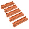 100Pcs TPU Pig Cow Ear Tag with Number 001‑100 Ear
