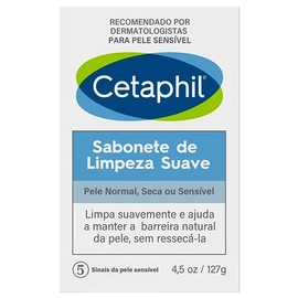 Cetaphil Barra Dermolimpiadora Limpieza Suave 127g para piel seca