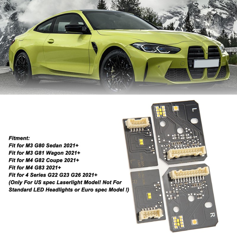 CSL Yellow DRL LED Modules Board Set for M3 G80