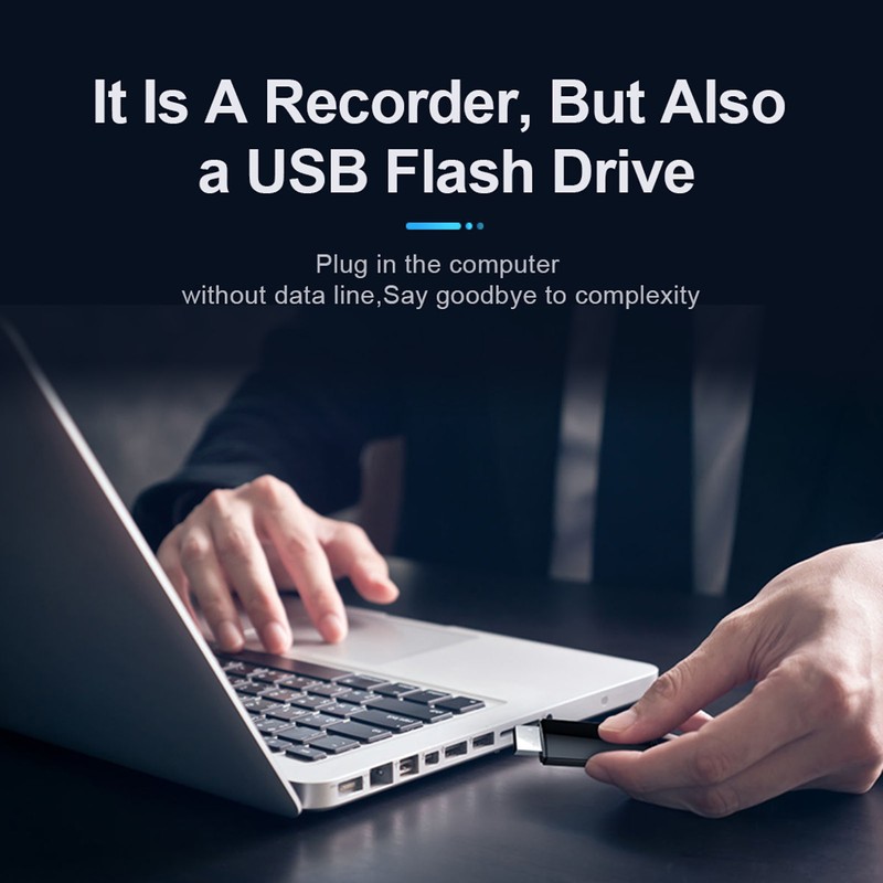 USB Flash Drive Recorder Professional Noise Reduction Dual Recording Mode