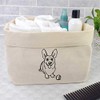 Large 'Corgi With Ball' Canvas Organiser/Storage Bag (OR00011159)