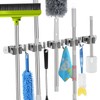 voze 5 Racks and 4 Hooks Mop and Broom Holder