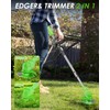 Cordless Weed Wacker, 3-in-1 stringless Weed Wacker, Foldable Weed Trimmer