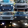 Bolaxin for Jeep Accessories Bezels Front Light Headlight Angry Bird