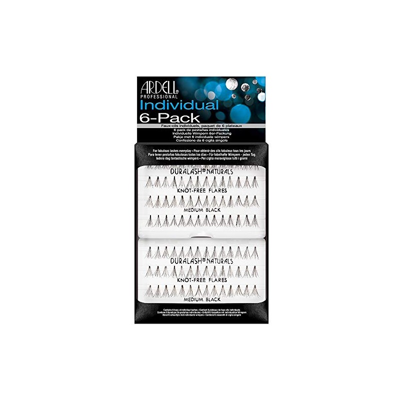 Ardell Duralash Naturals Multipack Individuals - Single Eyelashes, Cruelty-Free (Medium)