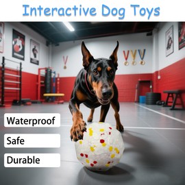 Interactive Dog Toys Dog Balls Activated Automatic Rolling Ball for Puppy Small Medium Dogs Smart Jumping Automatic Moving Bouncing and Rotating Ball Vibrating Keep Them Busy