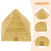 IMIKEYA Pyramid of Resin Model Unique Birthday Wedding or Housewarming