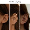 Finrezio 9Pcs Ear Cuff 14K Gold Cuff Earrings for Women