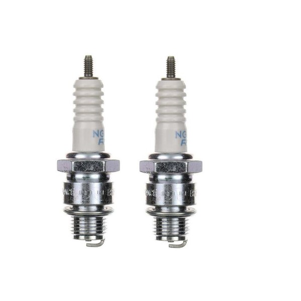 2x Spark Plug BR8HS BR-8 HS Spark Plugs Set of 2 for Scooter/Scooter Compatible with W3AC WR240T1 WR2AC WR4AC, L78C QL77C QL77CC QL7 IWF24 W24FSR